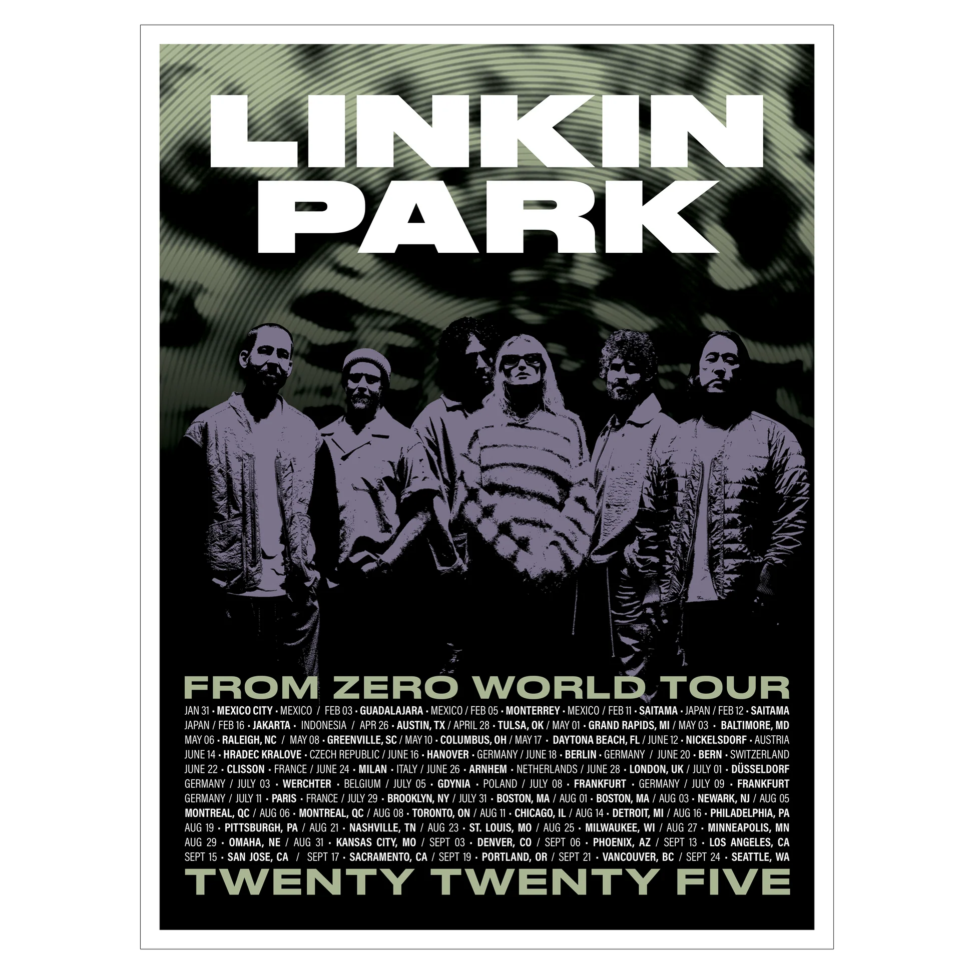Linkin Park 2026 tour poster
